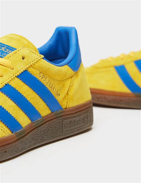 adidas handball spezial yellow blue|Adidas spezial blue suede.